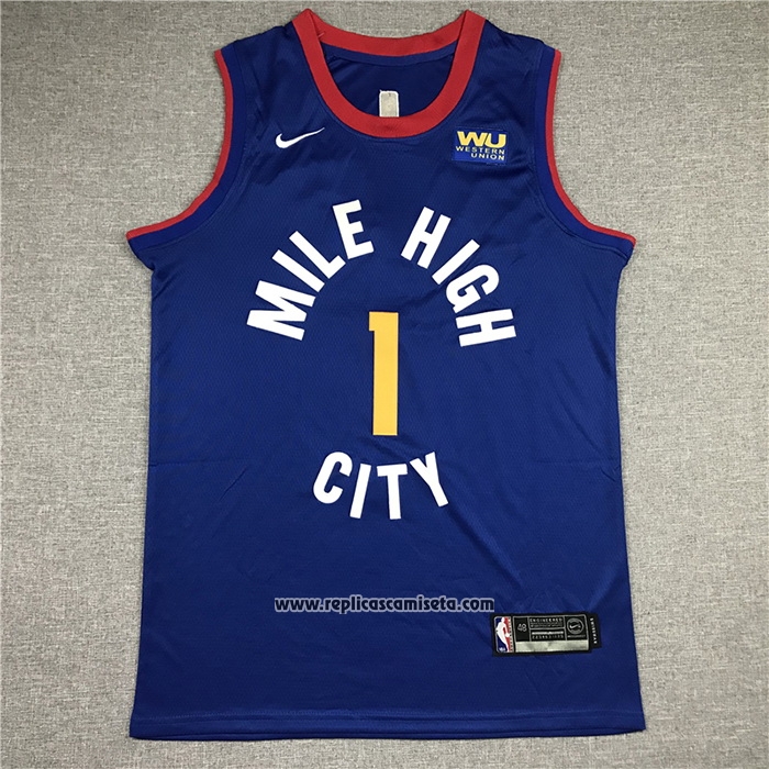 Camiseta Denver Nuggets Michael Porter JR. #1 Statement Azul